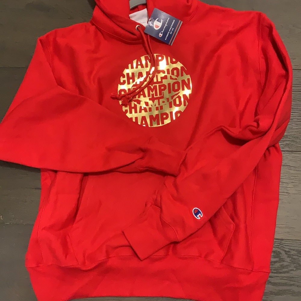 Champion Hoodie in Red ❤️ ❤️ ❤️
